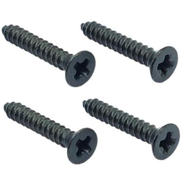 Imagem de 4 Parafuso PRETO Neck plate guitarra junçao 2,2X13 MXP