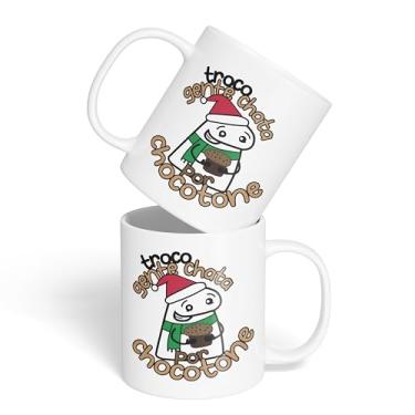 Imagem de Caneca Cerâmica - Flork - Natal - Troco por Chocotone