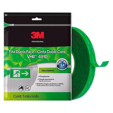 Imagem de Fita dupla face transparente 19mmx20m 4910 3M