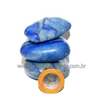 Imagem de Massageador de Seixo Quartzo Azul - 1 kg - ATACADO REFF MS2088