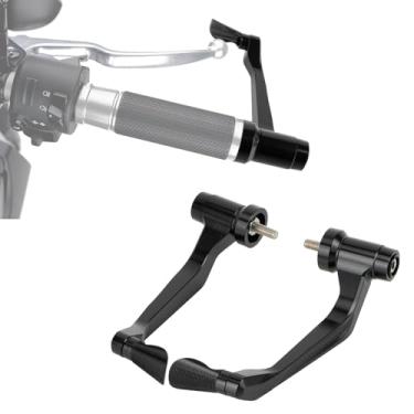 Imagem de PSLER Ninja500 Z500 Protetores de mão Freio Embreagem Alavanca Bar End Apto para Ninja500 Z500 2024 2025 NINJA400 ZX4R ZX4RR Preto