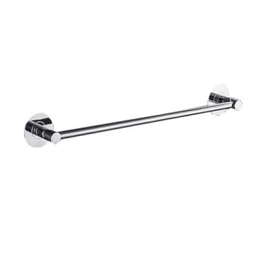 Imagem de Toalheiro, prático toalheiro de haste única para banheiro, hotel, cozinha, cabide de toalha multifuncional à prova de ferrugem, barra de toalha resistente montada na parede/60 cm/a