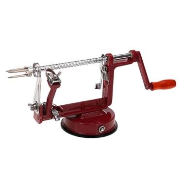 Imagem de WeiLaiKeQi Descascador de frutas, fatiador e cortador com base de sucção potente, funcional, versátil e resistente, dispositivo para descascar frutas, com