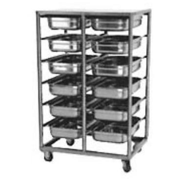 Imagem de Carro Cantoneira Inox Fritomaq 76x56x90 12 cubas