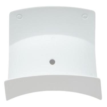 Imagem de Suporte meia lua fixo parede para mangueira jardim - Policamp, Branco