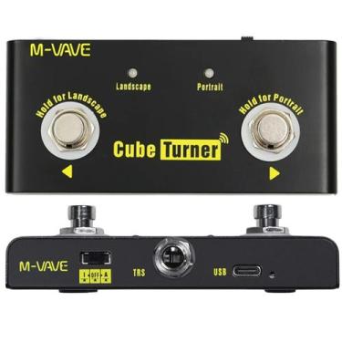 Imagem de Pedal Cube Turner M-Vave Wireless Page Turner Passador Bluetooth para 