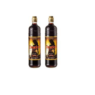 Imagem de Kit Cachaça Velho Barreiro Desejos sabor Café 910ml 2uni