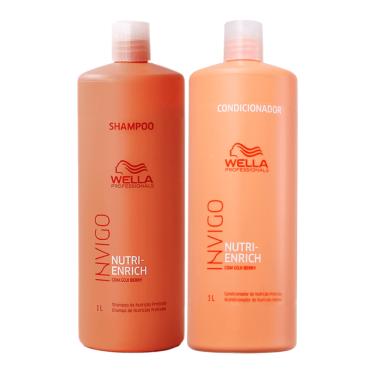 Imagem de Wella Invigo Nutri-Enrich Shampoo 1000ml e Condicionador 1000ml