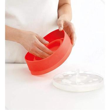Imagem de Vasilha Retrátil Silicone Pipoqueira Jumbo Pipoca Microondas