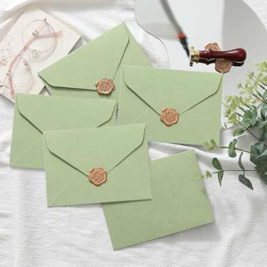 Imagem de 5 peças de envelopes, para convites, para impressão, selagem automática para casamentos, convites, fotos, cartões postais, cartões comemorativos, correspondência