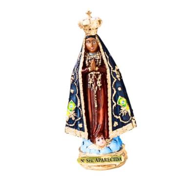 Imagem de Imagem Nossa Senhora Aparecida 12cm com Pintura à Mão