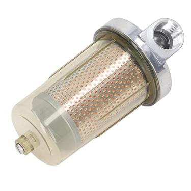 Imagem de Hyuduo Filtro de Combustível, Filtro Dispensador de Combustível Transparente de 1,3 pol. Com Placa Protetora e Válvula de Drenagem, para óleo Combustível a Gasolina até 20% de