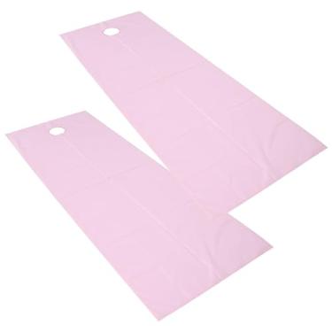 Imagem de Cryfokt Página de Cama de Salão, 2pcs Sala de Estar Colcha, Página de Cama de Spa, Clubes de Spa Não -suficientes Tuina Massagem Salões de Beleza (Rosy)