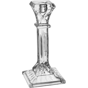 Imagem de Castiçal Porta Vela Decorativo Eco Crystal 20x9 Transparente