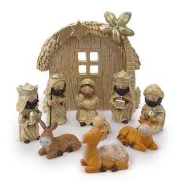 Imagem de Presépio Infantil Importado Resina 10 Peças 8 cm