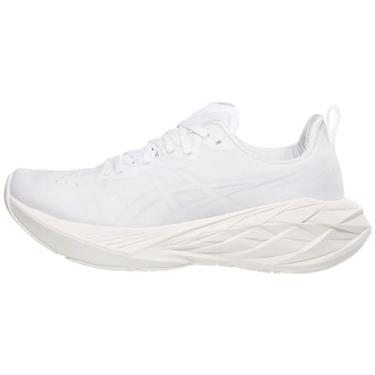 Imagem de ASICS NOVABLAST 4 Tênis de corrida masculino, Branco/Branco, 44