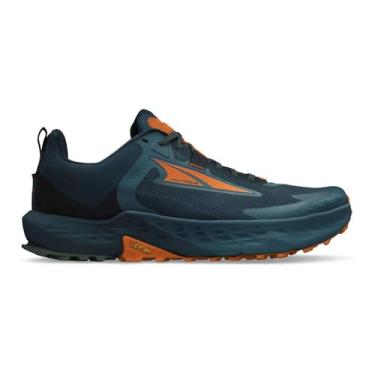 Imagem de ALTRA Men's AL0A85PE TIMP 5 Trail Running Shoe, Blue/Orange - 9 M US
