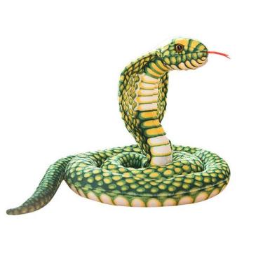 Imagem de Boneca de pelúcia Realistic Cobra 170 cm, desenho animado de pelúcia -