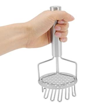 Imagem de ZJchao Arroz de Batata, Espremedor de Batata, Aço Inoxidável à Prova de Ferrugem, Economia de Esforço, Uniforme Oco Embutido, purê de Alimentos de Primavera Com Facilidade para Bar de