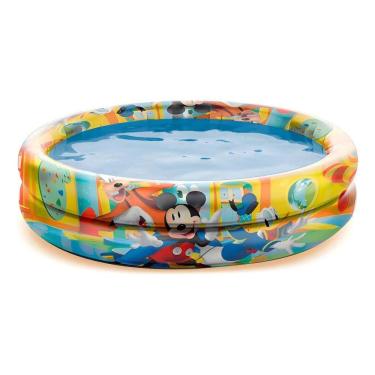 Imagem de Piscina Inflável Infantil Mickey 70L Bolinhas Menino Cor Tra