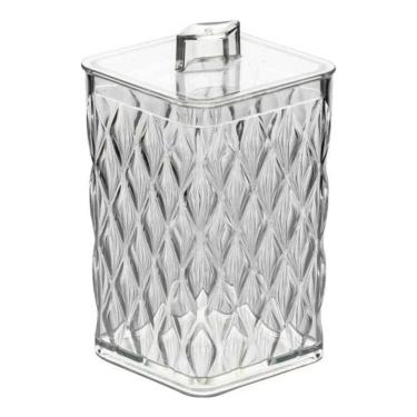 Imagem de 2X Porta Cotonete Algodão Suporte Luxo Organizador Pia Banhe