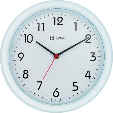 Imagem de Relógio De Parede Quartz 28 Cm Branco - Branco
