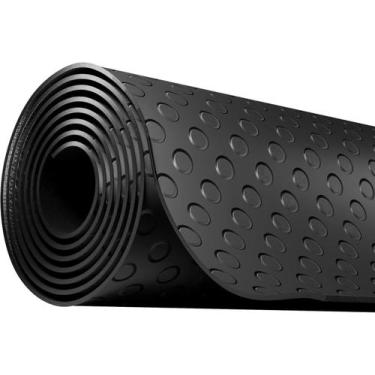 Imagem de Tapete Piso de Borracha Moeda 3mm Antiderrapante 8m² 1,00 x 8,00m RM D