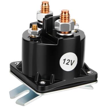 Imagem de Relé solenoide de reboque basculante de 12 V, solenoide intermitente de 4 terminais para bombas hidráulicas, substitui SAZ4201GJ, 7522, 070009, 190107, KTI 391-2-C (serve para Prestolite, Monarch, PJ