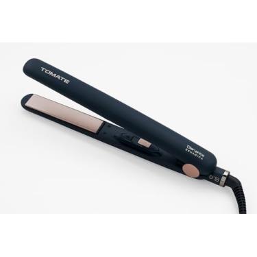 Imagem de Prancha Alisadora Profissional para Cabelos Bivolt Temperatura Máxima 220 Graus 32W Cabo de 1.8M Chapinha Térmica (Preto)