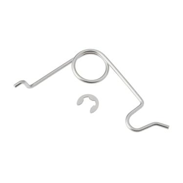 Imagem de YINETTECH Mola de bolso de porta de combustível de aço inoxidável compatível com Toyota Tundra 2007-2020 77305-0C050 77305-0C060