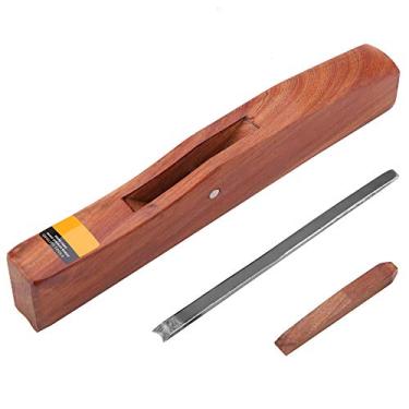 Imagem de Madeira jacarandá plano de mão ranhurar móveis de carpinteiro diy kit de avião de madeira lâmina afiada aparamento suave ferramenta profissional de marcenaria para artesanato diy