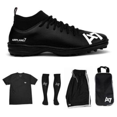 Imagem de Chuteira Botinha Society + Camiseta + Short + Meião + Porta Chuteira-Masculino