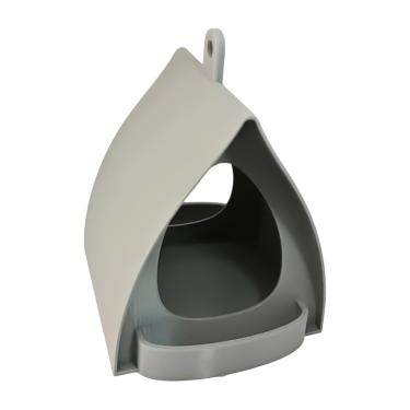 Imagem de Alimentadores de pássaros para atividades ao ar livre | Estação decorativa de design aberto, alimentador de pássaros montado ao ar livre em forma de cabana | para visualização externa de jardim e