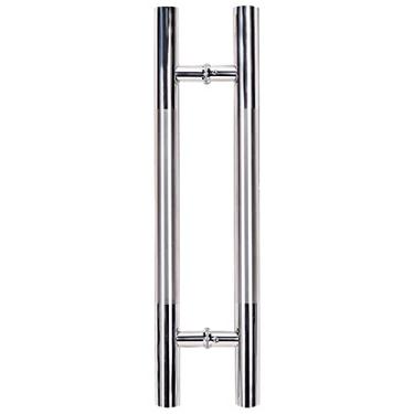 Imagem de Conjuntos de substituição de porta de chuveiro e puxadores para porta de vidro | maçanetas de porta de banheiro para box de chuveiro interno/externo | Acabamento polido (tamanho: 38 * 800 mm)