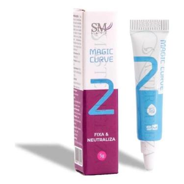 Imagem de Magic Curve Passo 2 Sm Lash Profissional Lash Lafting 5g Transparente