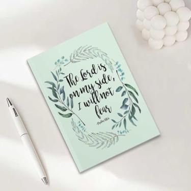 Imagem de Caderno bíblico, presentes cristãos para mulheres, caderno A5 para anotações, caderno de diário cristão de 21 x 14,7 cm, versículo bíblico, planejador de oração das escrituras, cadernos inspiradores
