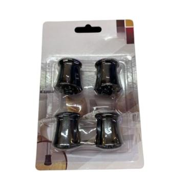 Imagem de Protetor Cadeira Mesa Pé Silicone Feltro Ponteira(KIT 4 UNIDADES)