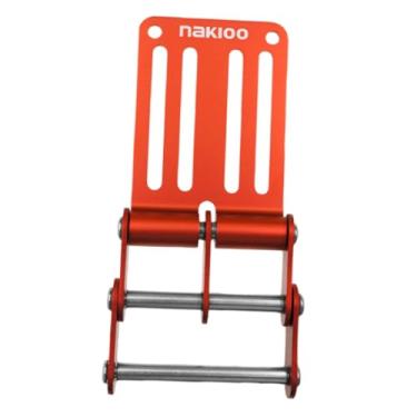 Imagem de WeiLaiKeQi Fivela de liberação rápida para cinto de ferramentas, acessório em liga de alumínio, instalação rápida, e ideal para pochetes, Vermelho