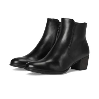 Imagem de ECCO Bota feminina clássica de cano curto com zíper de 35 mm, Preto, 9-9.5