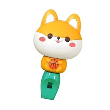 Imagem de Generic Brinquedo de Apito de Desenho Animado Atraente Com Cordão, Apito Soprando Alto para Crianças do Jardim de Infância (Shiba Inu)