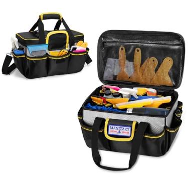 Imagem de Rexmica Bolsa de armazenamento de ferramentas de escurecimento de janela, bolsa de ferramentas de 30 cm para pistola de calor, ferramentas de envoltório de vinil ou kit de filme de carro, bolsa de