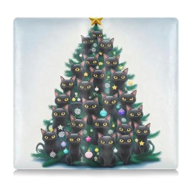 Imagem de Burbuja Suporte de registro e seguro de carro, caixa de luvas de couro para veículo de árvore de Natal, organizador de documentos, carteira e acessórios