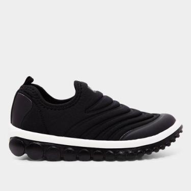 Imagem de Tênis Infantil Bibi Roller Menino, Preto, Branco, 29