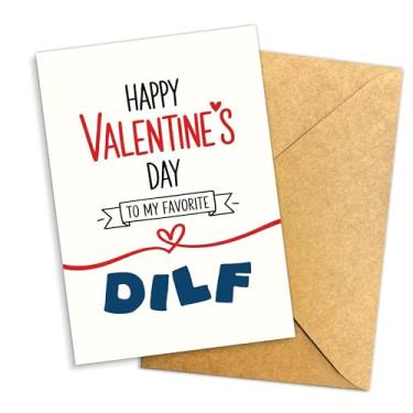 Imagem de Podagree Cartão Happy Valentine's Day to My Favorite Man Funny Romantic Greeting for Boyfriend Husband Partner Cute Flirty Valentine Love Card Single 5.3''x20'' Dobrado com Envelope