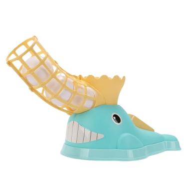 Imagem de Pissente "Treinador de Beisebol de Desenho Animado, Máquina de Arremesso de Beisebol para Crianças Com Entrega Automática de Bolas para Prática Interna e Externa" (BLUE)