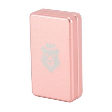 Imagem de Ainoli metal push card slider brinquedo estresse ansiedade alívio liga de alumínio meditação controle deslizante háptico para adicionar autismo tdah para adultos (Rósea)