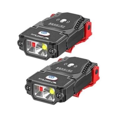 Imagem de Lanterna De Cabeça LED Recarregável USB Com Sensor, Super Brilhante E 