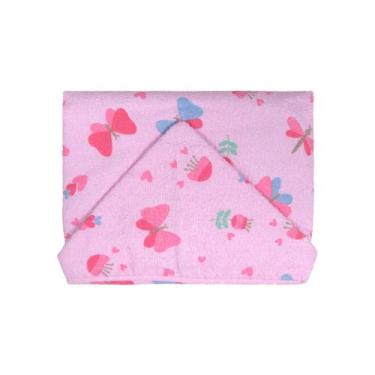 Imagem de Toalha de Banho para Bebê 67 cm x 90 cm Bublim, Borboletas