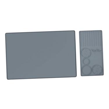 Imagem de Generic Tapete de silicone para estação de café expresso, tapete de para bar de café com compactador para eletrodomésticos de cozinha, Cinza