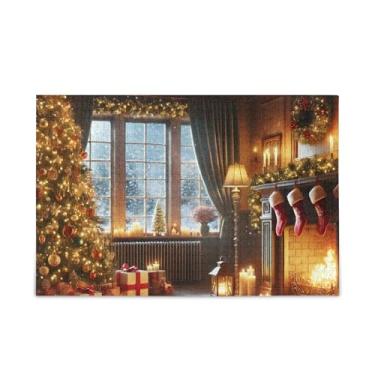 Imagem de Quebra-cabeças quentes de 500 peças, quebra-cabeça composto de papel e madeira para adolescentes com bolsa de armazenamento